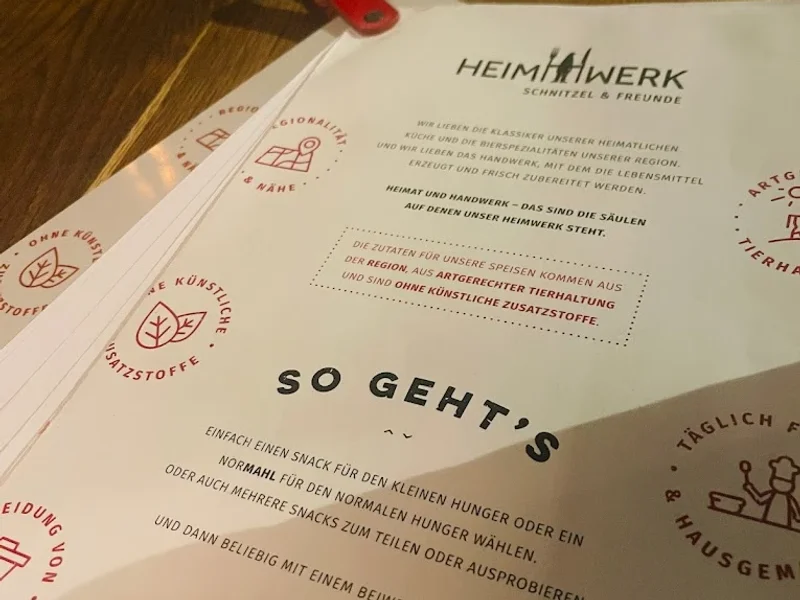 menu 1 of HeimWerk Glockenbachviertel