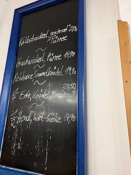 menu 1 of Beim Sedlmayr