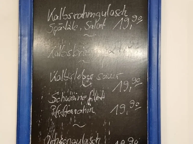 menu 2 of Beim Sedlmayr