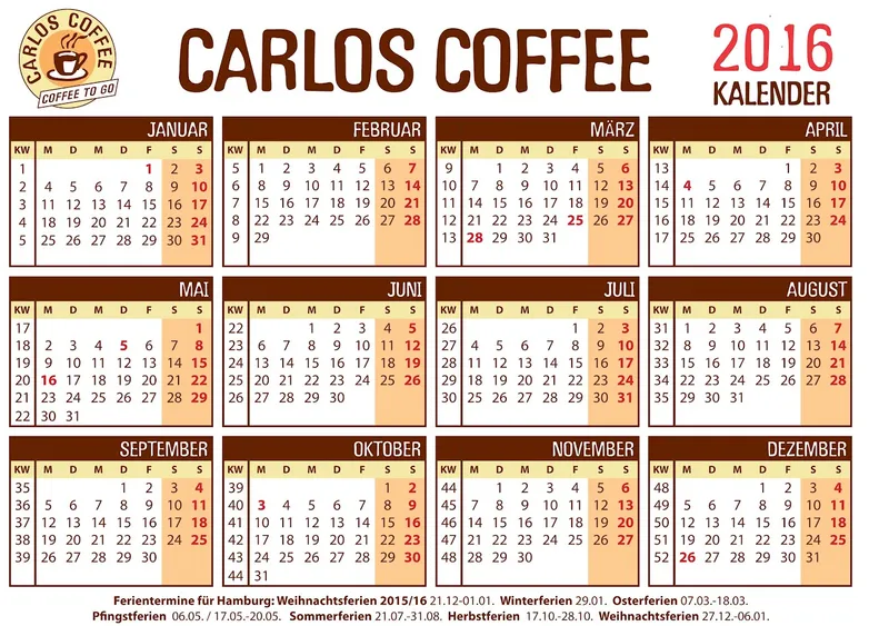 menu 2 of Carlos Coffee - Ottensen