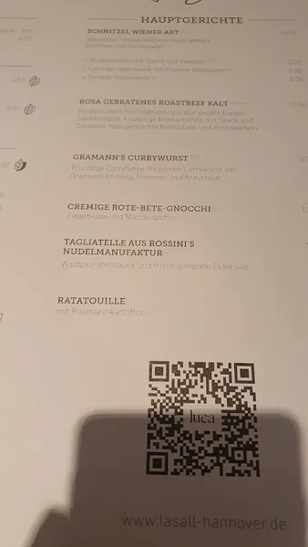 menu 0 of LaSall Weinbar & Restaurant
