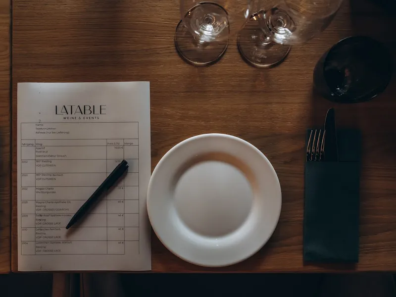 menu 2 of LaSall Weinbar & Restaurant