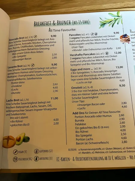 menu 1 of Sweet & Hygge Café