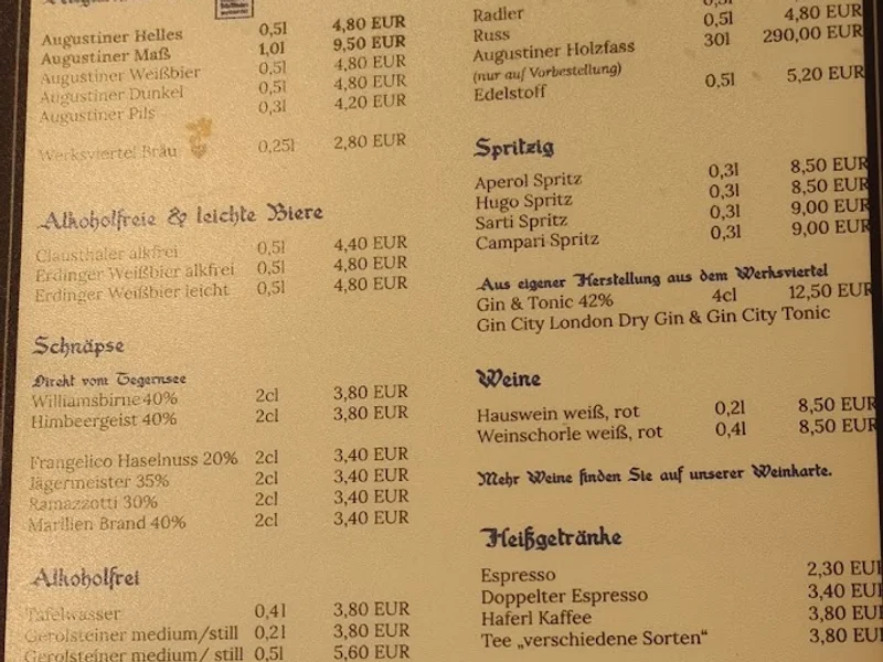 menu 0 of Zum Riederstein