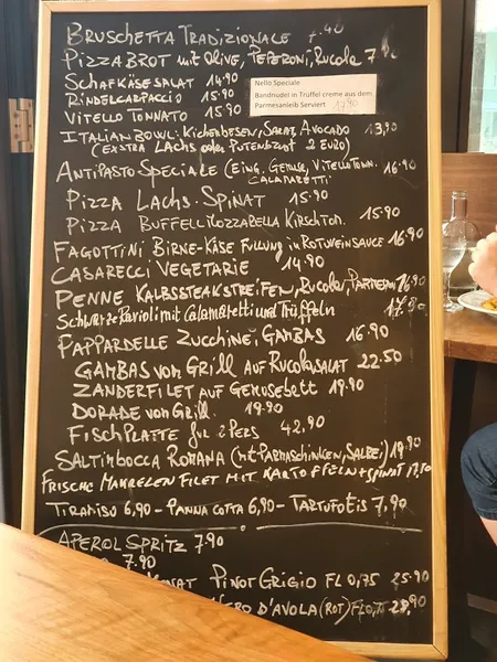 menu 2 of Nello Ristorante Pizzeria