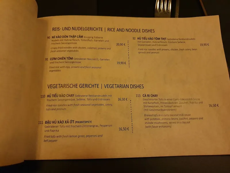 menu 0 of Little Saigon