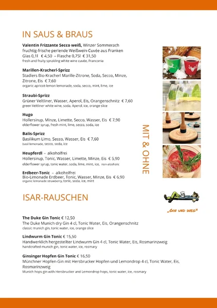menu 1 of Wirtshaus Zum Straubinger