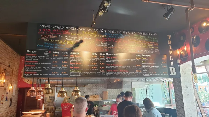 menu 2 of Triple B - Beef Burger Brothers