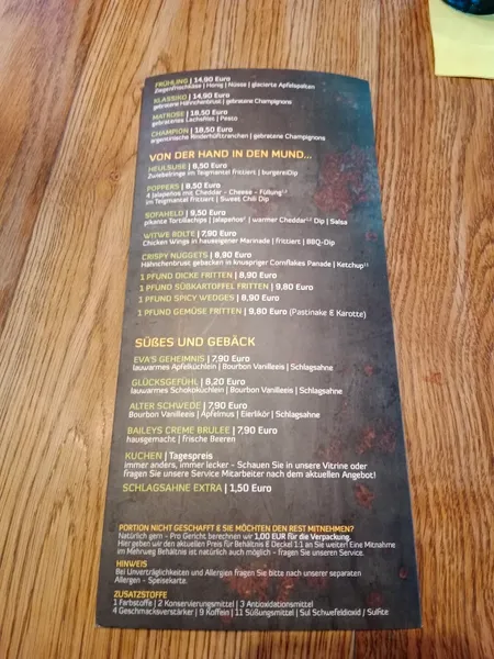 menu 2 of Burgerei