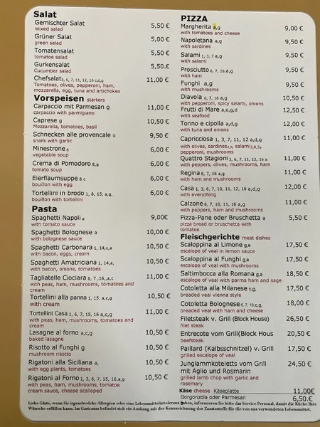 menu 0 of Tassilo da Sebastiano