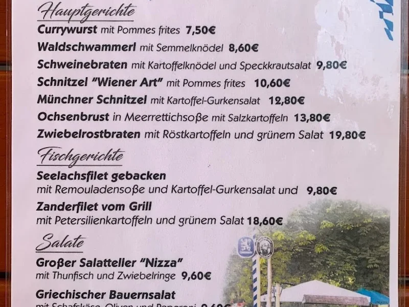 menu 1 of Schlösselgarten