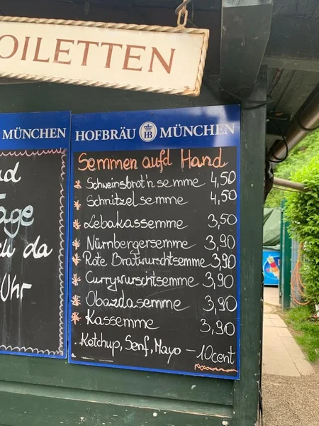 menu 0 of HOFBRÄU MÜNCHEN