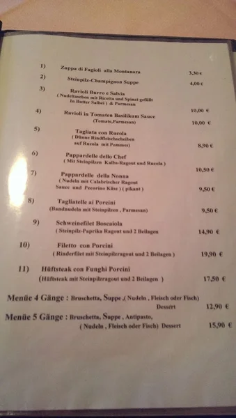 menu 2 of Ristorante Pizzeria Don Camillo