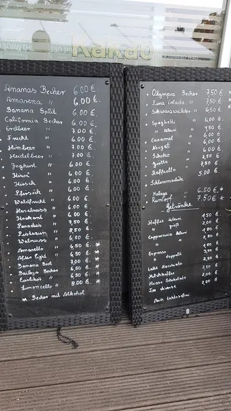 menu 1 of Eiscafé Arktis