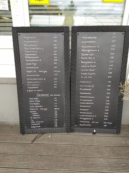 menu 2 of Eiscafé Arktis