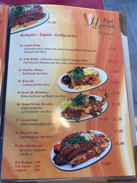 menu 0 of Büyük Harran Doy Doy