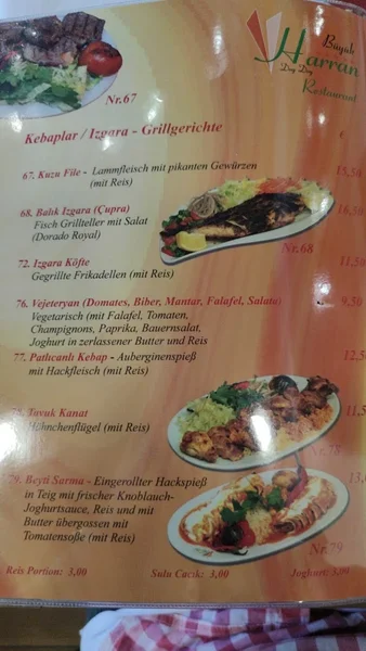 menu 2 of Büyük Harran Doy Doy