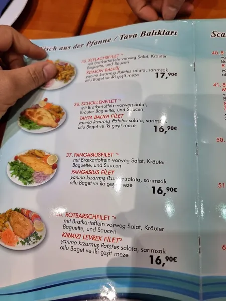 menu 2 of Orkinus Fisch-Grill-Haus