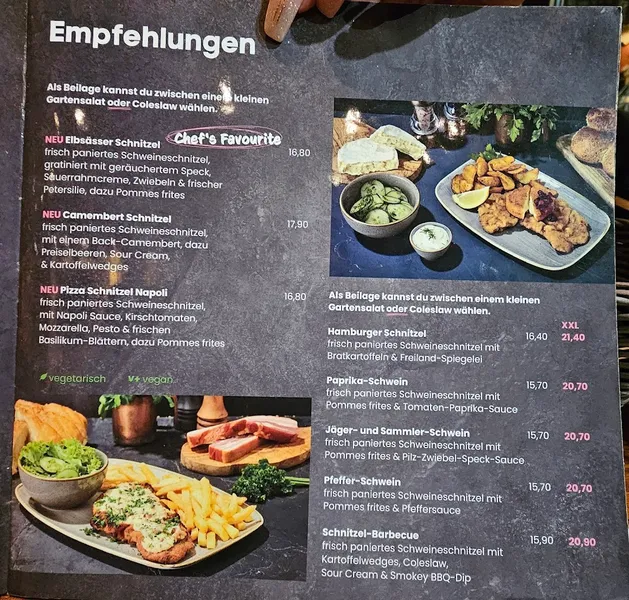 menu 0 of Schweinske Billstedt