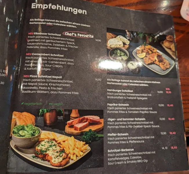 menu 1 of Schweinske Billstedt