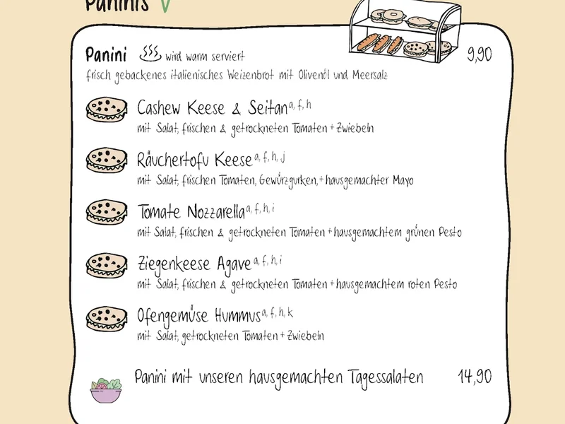 menu 0 of Café Rotkehlchen (Kalk)