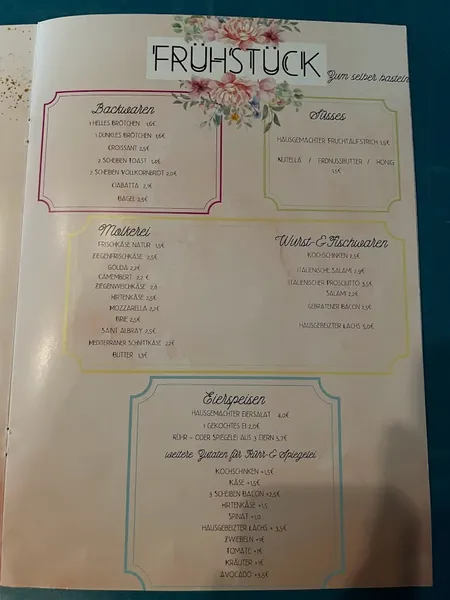 menu 0 of Café Continental - Dresden