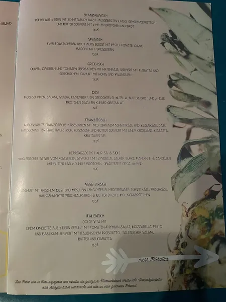 menu 2 of Café Continental - Dresden