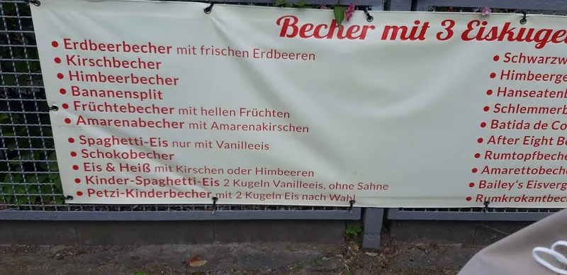 menu 0 of Das Eis-Café