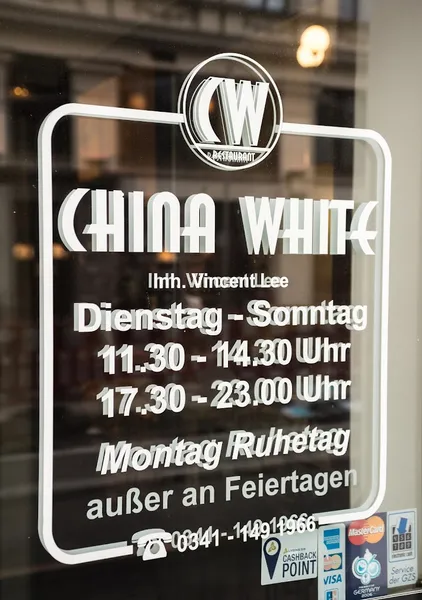 menu 2 of China White Restaurant
