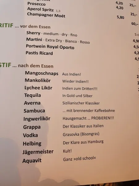 menu 1 of Maharani