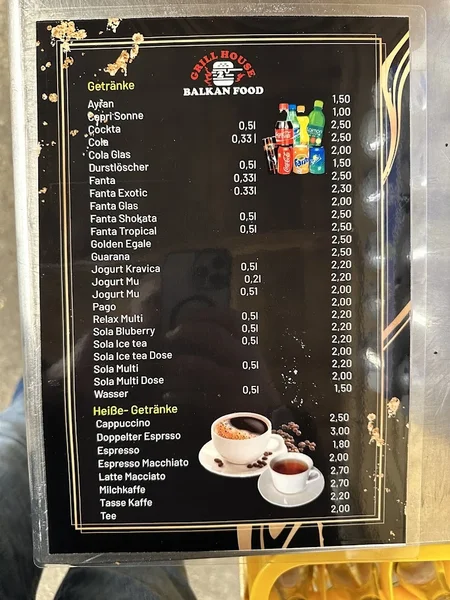 menu 0 of Balkan Food & Grill Haus 2 Köln Kalk