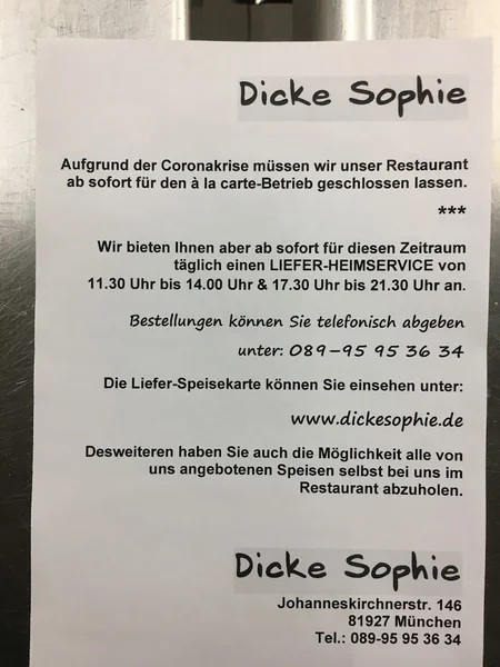 menu 2 of Dicke Sophie