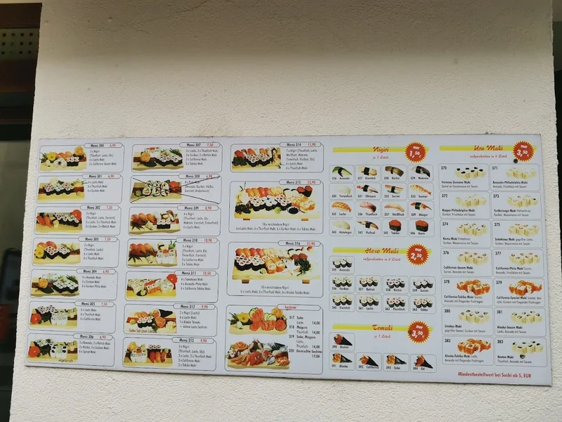 menu 0 of Tsuki Ji Japanisches Restaurant