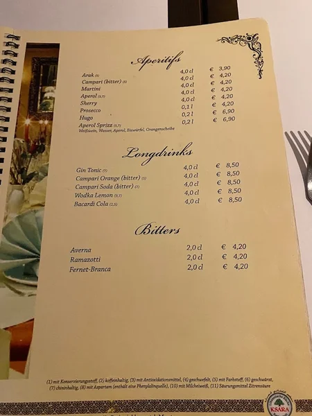 menu 0 of Restaurant Ksara