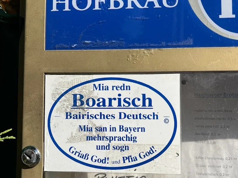 menu 0 of Haidhauser Brotzeitstand'l