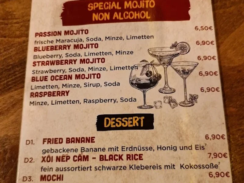 menu 0 of Viet Village