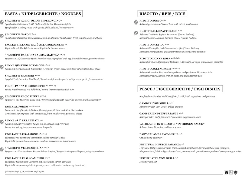 menu 1 of vi vadi RUSTICO