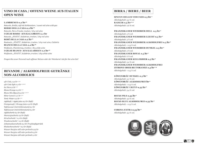 menu 2 of vi vadi RUSTICO