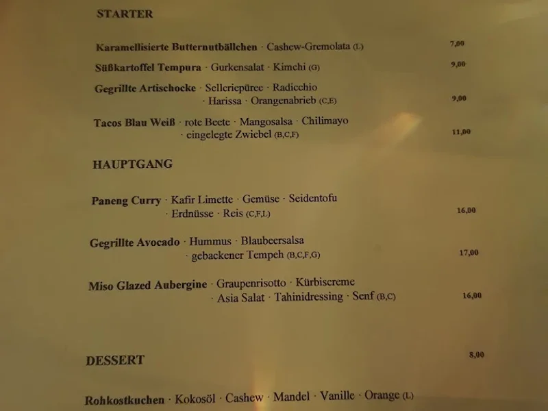 menu 1 of The Gratitude