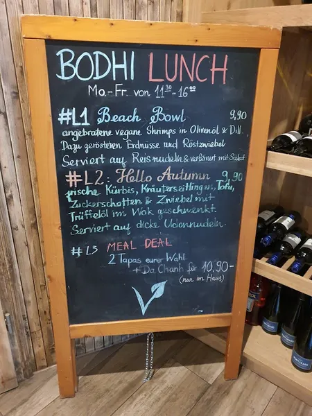 menu 2 of Bodhi - vegan living