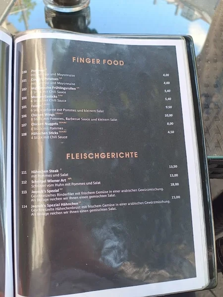 menu 0 of Jaqoub's Steinofenpizza München