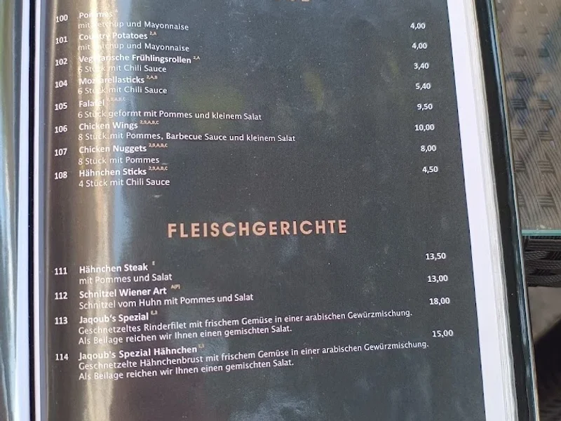 menu 0 of Jaqoub's Steinofenpizza München