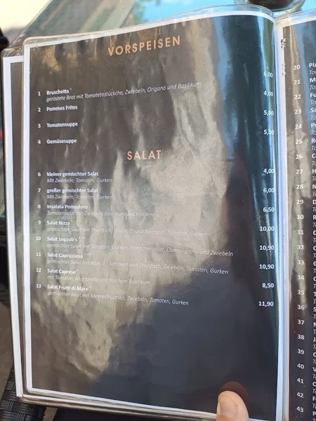 menu 2 of Jaqoub's Steinofenpizza München