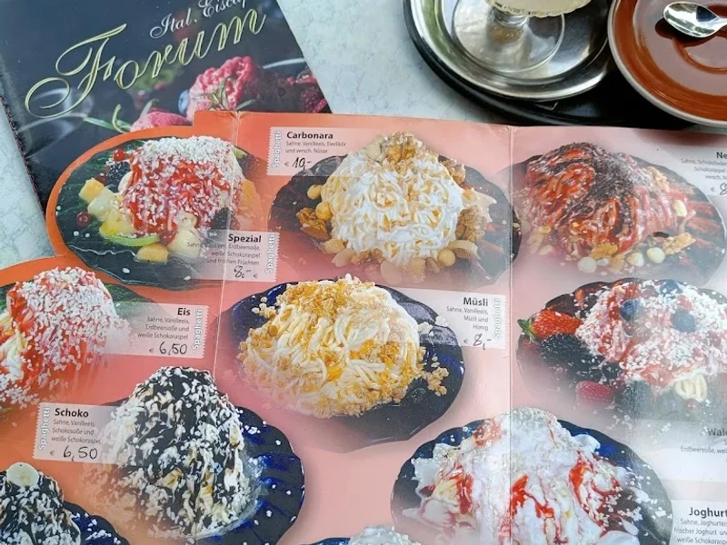 menu 1 of Eiscafé Forum Fenner