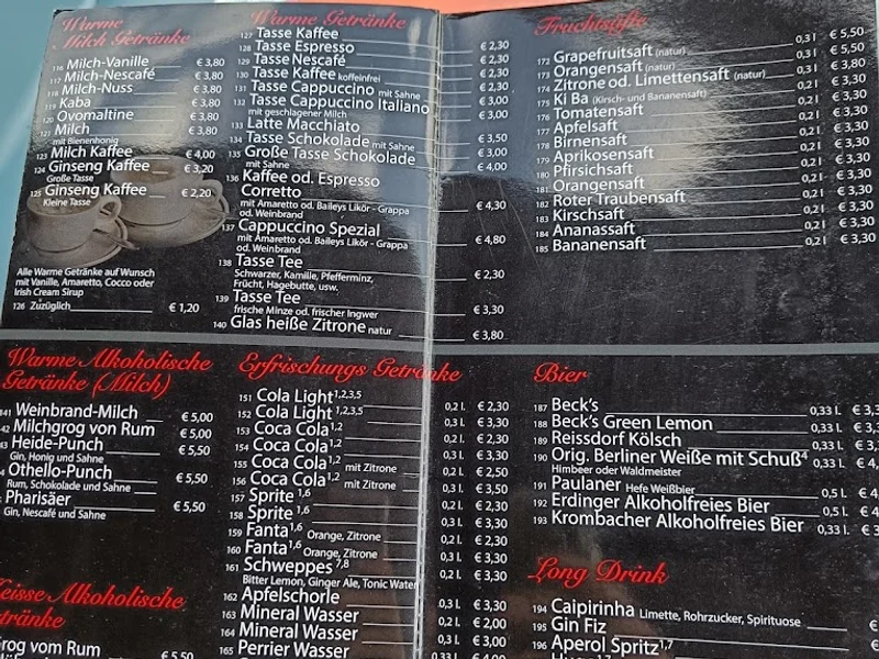menu 2 of Eiscafé Forum Fenner
