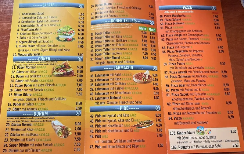 menu 0 of Wilder Mann - Döner Kebab Haus