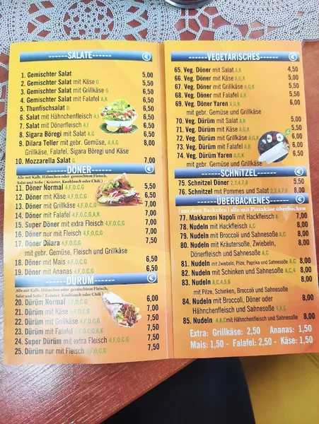 menu 1 of Wilder Mann - Döner Kebab Haus