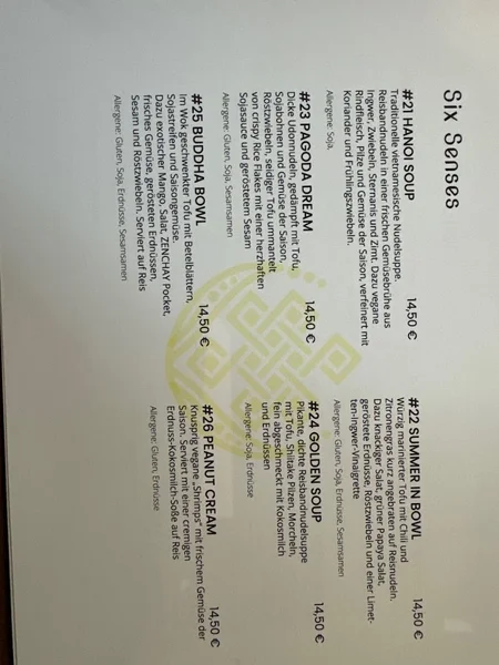 menu 1 of Zen Chay 2 - Asian Vegan Restaurant