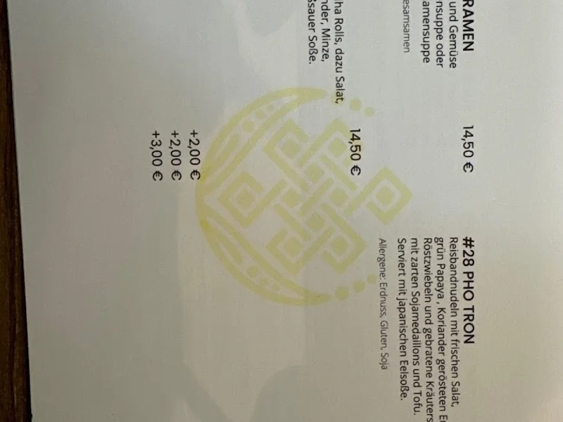 menu 2 of Zen Chay 2 - Asian Vegan Restaurant