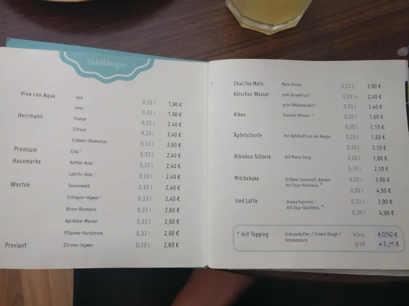 menu 0 of Café Hibiskus